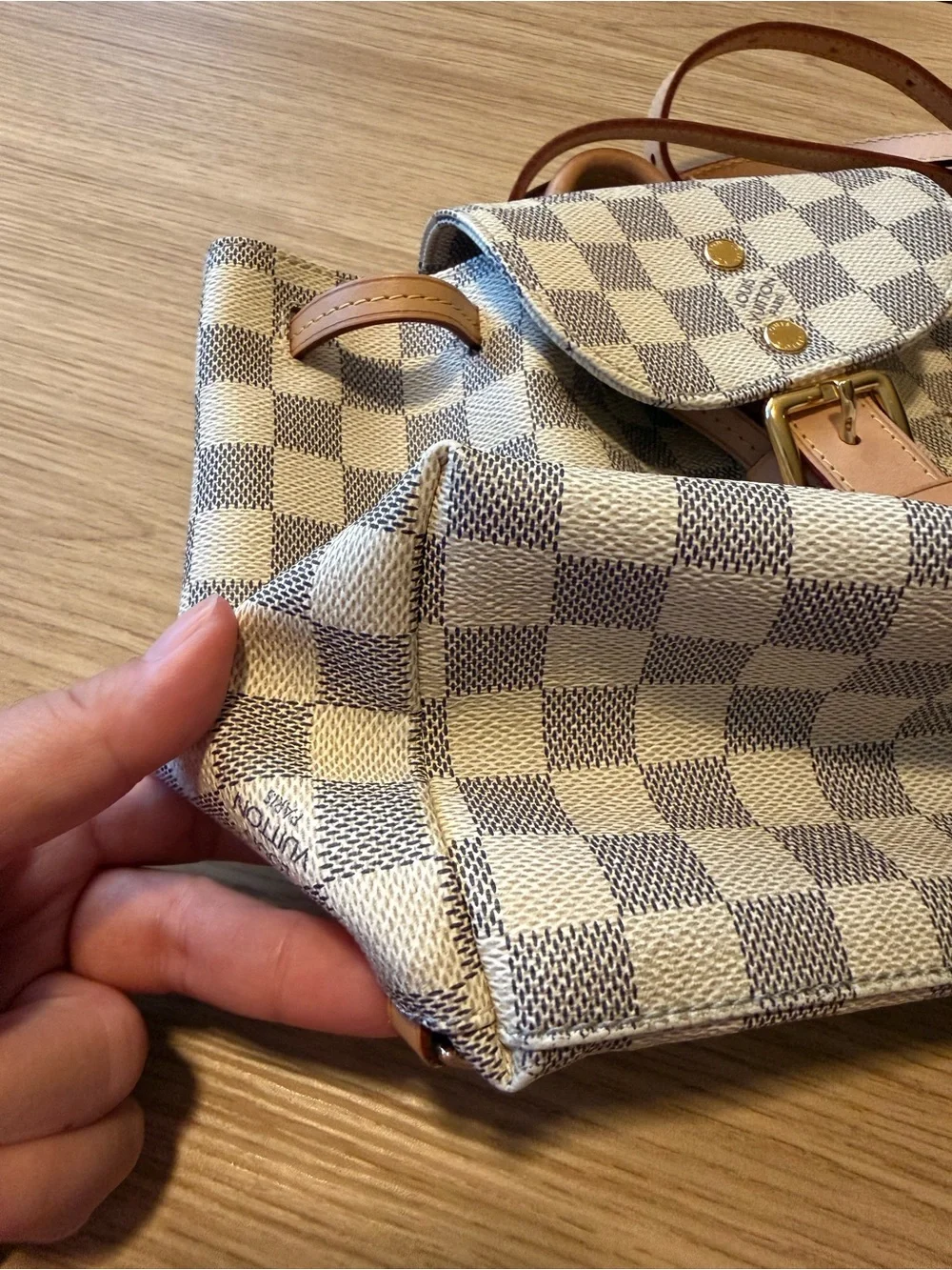 Louis Vuitton Sperone BB Backpack Damier Azur